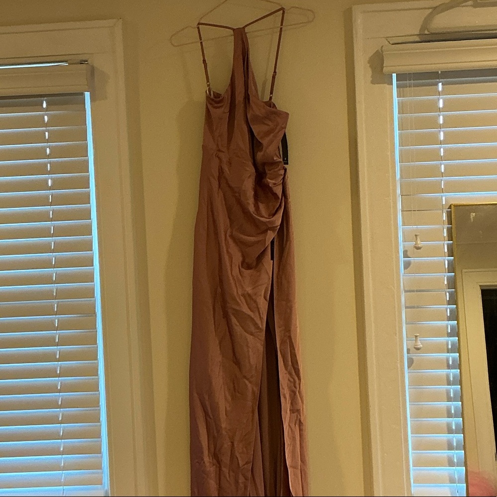Lulu's Blush Pink Maxi Dress